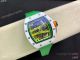 Super Clone Richard Mille Rm 59-01 Yohan Blake Tourbillon Watch White Ceramic&Green Rubber Strap (3)_th.jpg